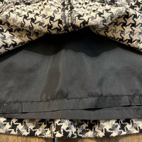 🖤 Loft Wool Blend Skirt | Women’s Size 12 | Fully Lined | Houndstooth Design - Picture 5 of 9